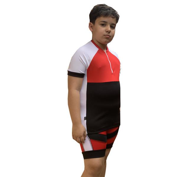 Imagem de Kit Camiseta e Bermuda para Ciclismo MTB - Infantil