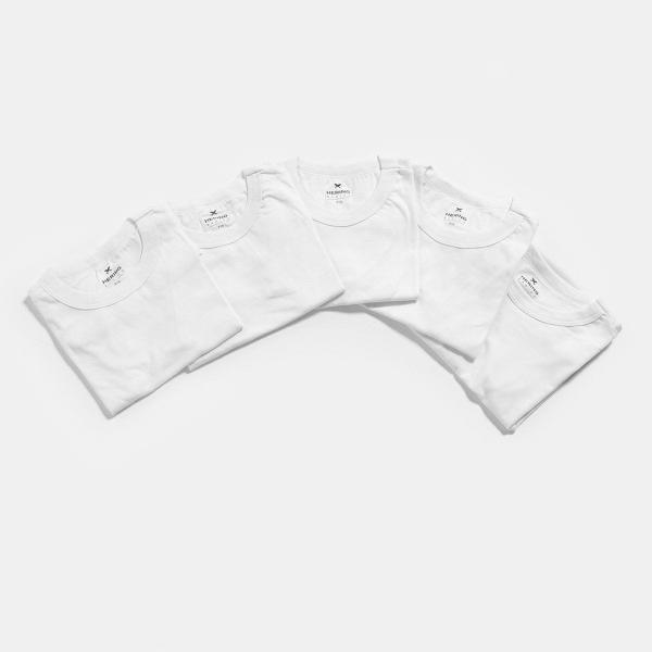 Kit Camiseta Hering Básica Feminina 5 Peças Kit Camiseta Hering Básica Feminina 5 Peças