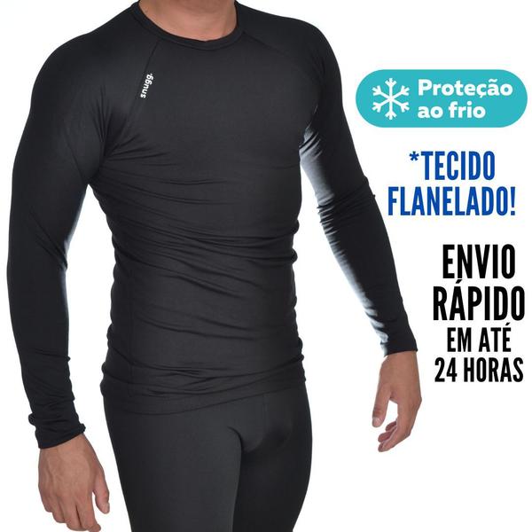 Imagem de Kit Camiseta Segunda Pele e Balaclava Touca Ninja