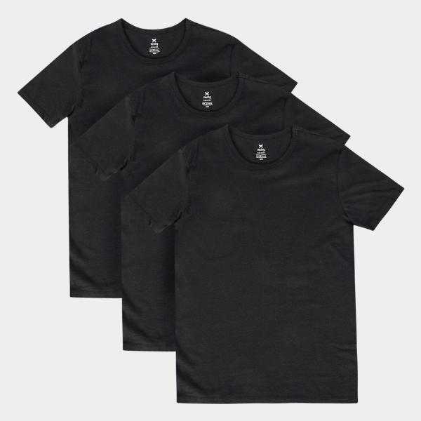 Kit Camisetas Hering Básicas Com 3 Peças Masculinas Kit Camisetas Hering Básicas Com 3 Peças Masculinas