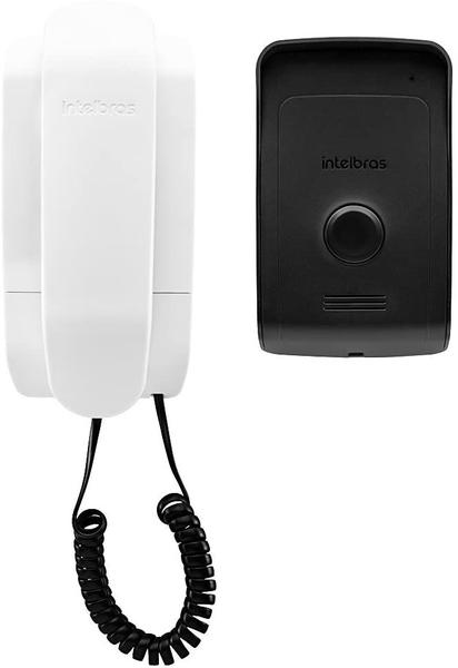 Imagem de Kit Campainha Intelbras Com Fio Interfone Eletrônico e Fechadura Elétrica Fx 1500