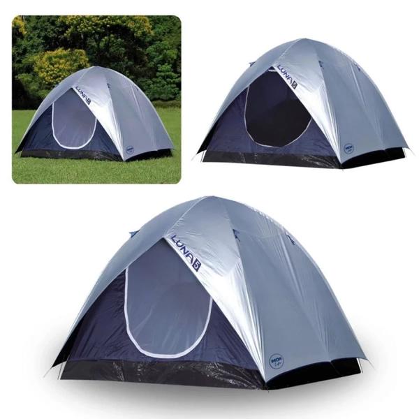 Imagem de Kit Camping Barraca 5 Pessoas Luna Mor + Luminaria Led Portatil Recarregavel