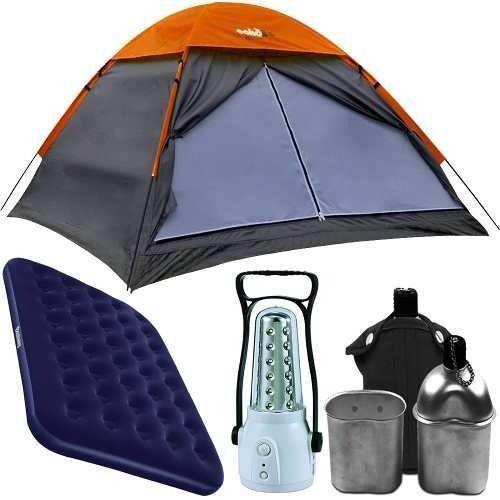 Imagem de Kit Camping Barraca Echolife Weekend 4 Pessoas Acessórios