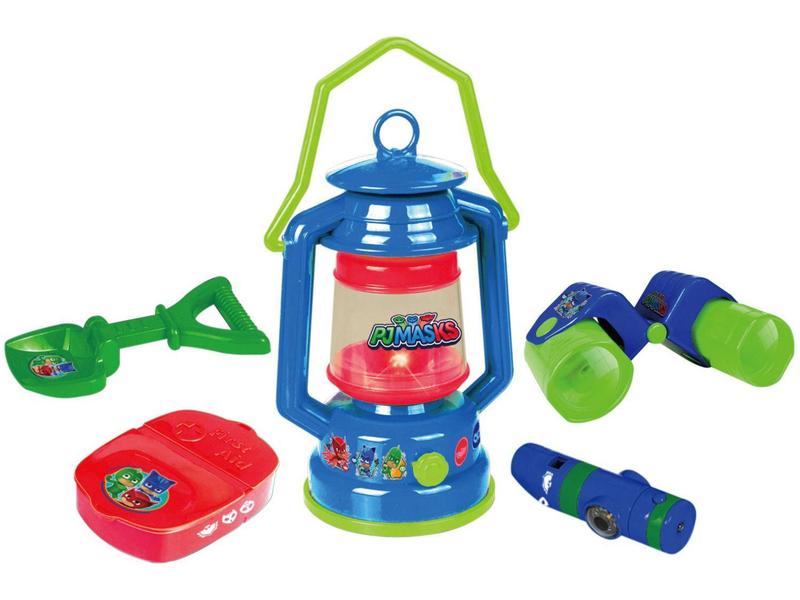 Imagem de Kit Camping de Brinquedo PJ Masks - Lampião e Binóculo Candide