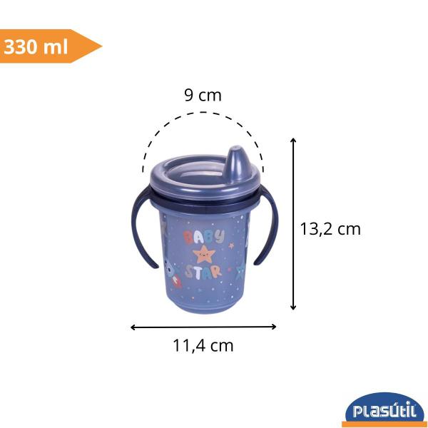 Imagem de Kit Caneca 330ml e Pote de Papinha Com Amassador Astronauta