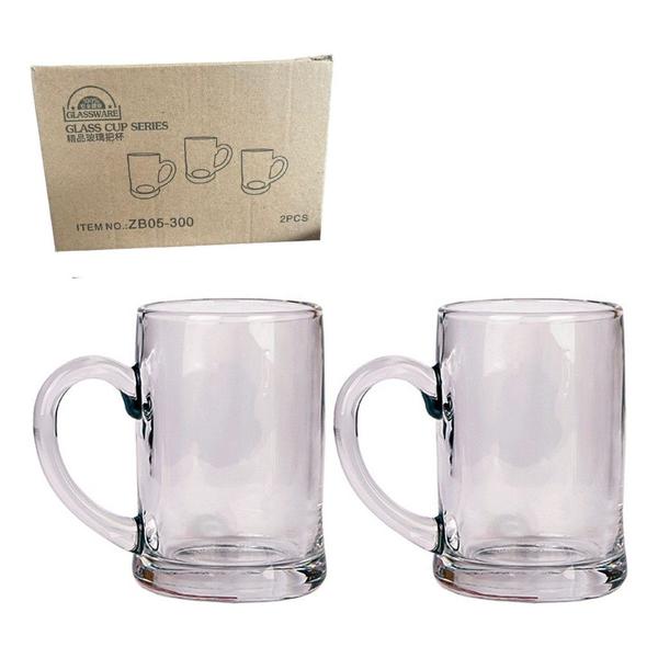 Imagem de Kit Caneca De Chopp Cerveja Vidro  C/2 Unidades