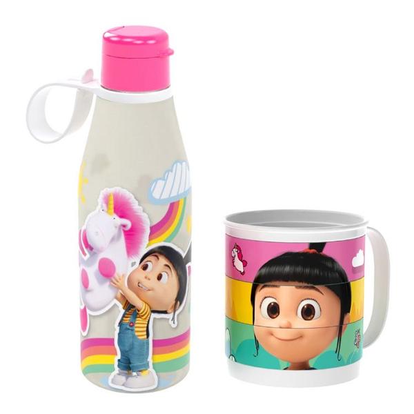 Imagem de Kit Caneca Divertida + Garrafa da Agnes Meu Malvado Favorito