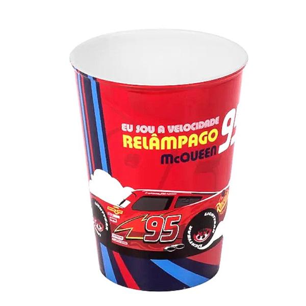 Imagem de Kit Caneca do Carros + Copo Relâmpago Mcqueen infantil Plasútil