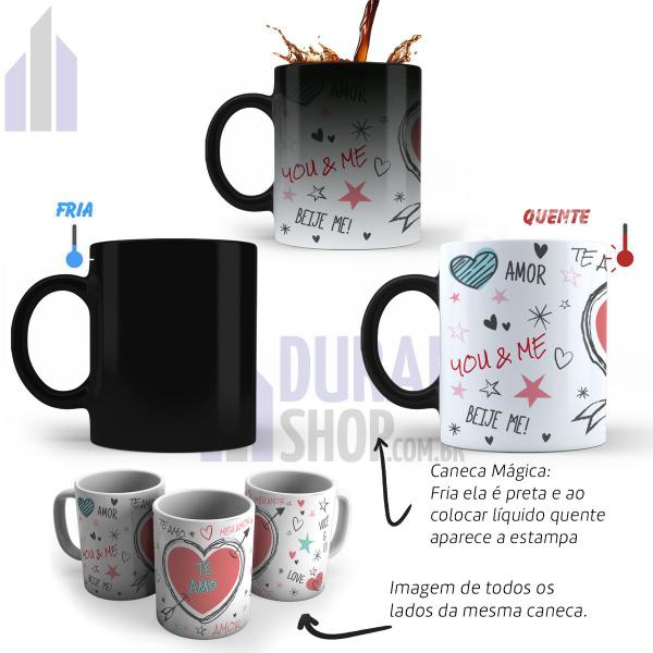 Kit Caneca Mágica Urso Pelúcia Presente Dia dos Namorados N5 - Fofy Toys Imagem de Kit Caneca Mágica Urso Pelúcia Presente Dia dos Namorados N5