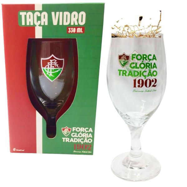 Imagem de Kit Caneca Porcelana Sou Tricolor 300Ml Café + Taça 330Ml