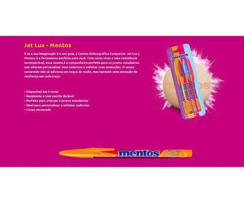 Imagem de Kit Caneta Esferografica Compactor Jet Lux Mentos C/04 Cores