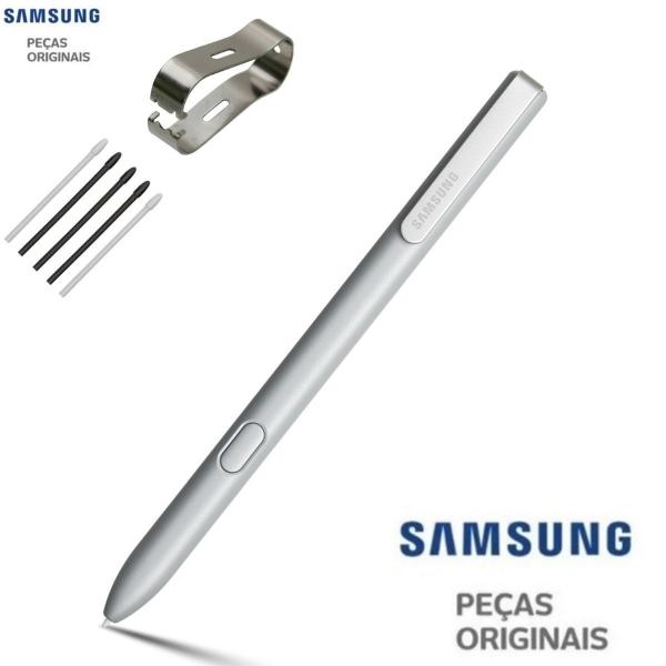 Imagem de Kit Caneta +Pontas Samsung Galaxy Tab S3 T825 Original Prata