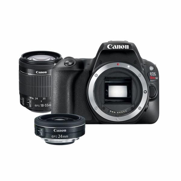 Imagem de Kit Canon Sl2 Com 18-55mm Is Stm + 24mm F/2.8 Stm