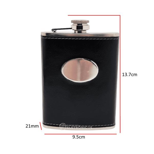 Kit Cantil Porta Bebidas Caneta 2 Copos Shot Chaveiro Bussola Funil Estampado Portátil DY8833 - Dylan Imagem de Kit Cantil Porta Bebidas Caneta 2 Copos Shot Chaveiro Bussola Funil Estampado Portátil DY8833