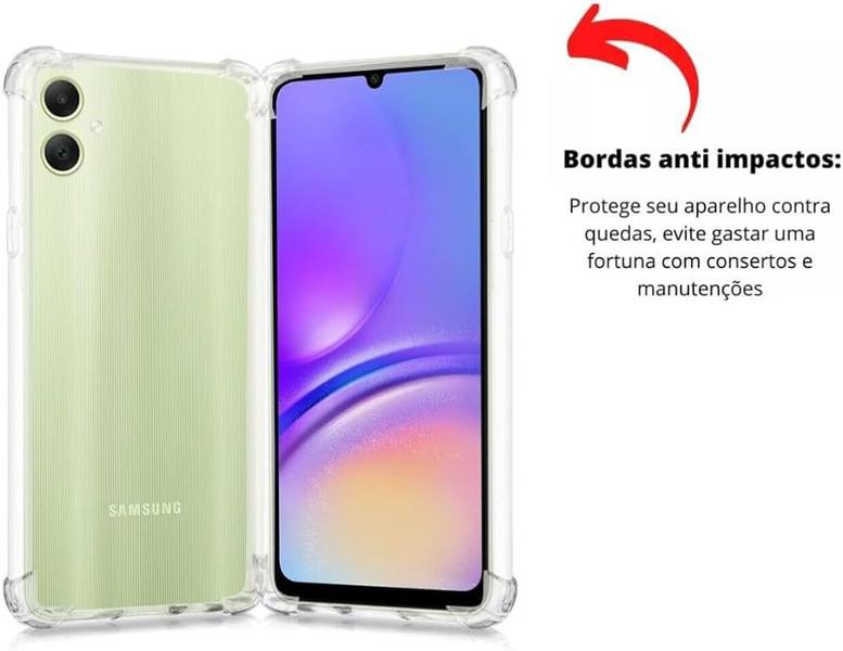 Imagem de Kit Capa a Prova D'água Samsung Galaxy A05 + Película Vidro 3D + Capa