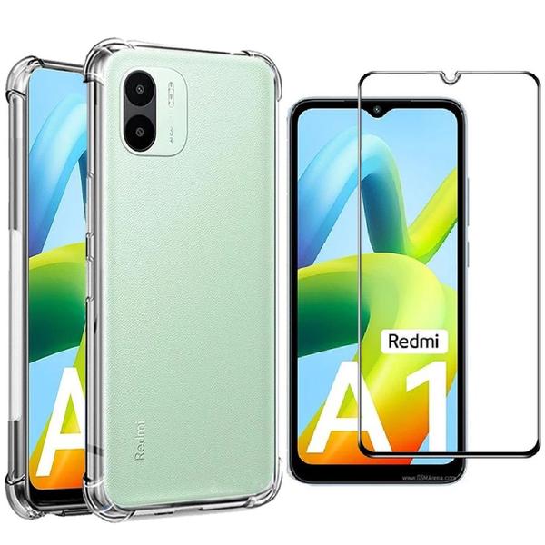 Imagem de Kit Capa Capinha Para Redmi A1 Anti Impacto + Película 3d