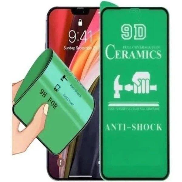 Imagem de Kit Capa Capinha Transparente + Película Cerâmica Compatível para Iphone 12 Pro Max