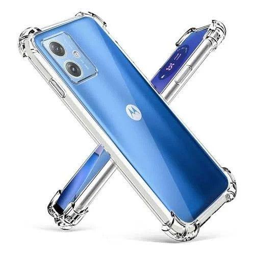 Imagem de Kit Capa Capinha Transparente + Película Cerâmica Fosca + Fone de Ouvido para Moto G54