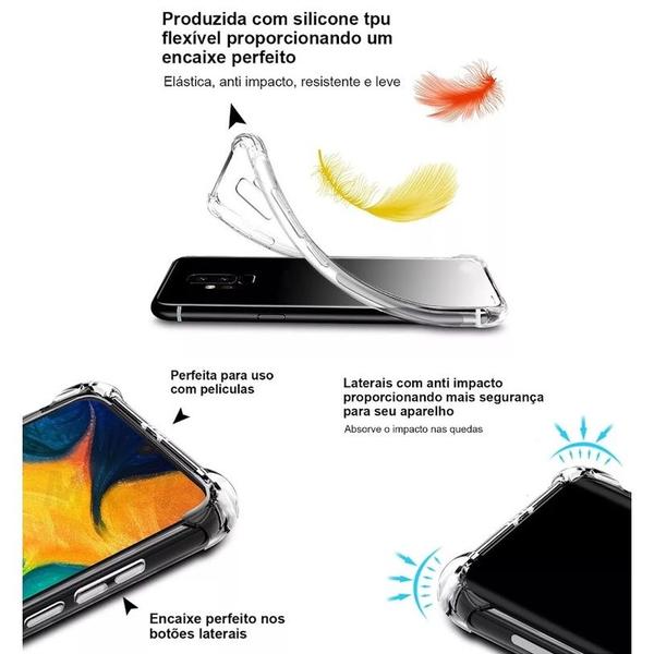 Imagem de Kit Capa Capinha Transparente + Película Fosca Privacidade Samsung Galaxy A15