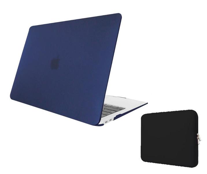 Imagem de Kit Capa Case Compativel Macbook AIR 11" A1465 cor AZMF + Capa Neoprene