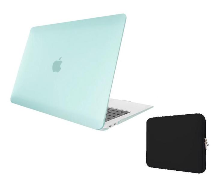 Imagem de Kit Capa Case Compativel Macbook AIR 13" A1466 A1369 cor VAF + Capa Neoprene