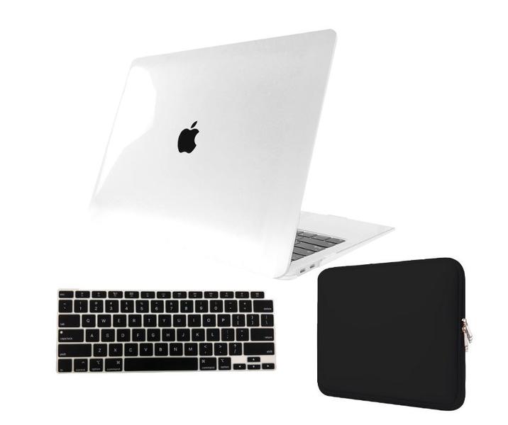 Imagem de Kit Capa Case Compativel Macbook NEW PRO 13" A1708 2017 cor TC + Pel. Teclado + Capa Noeprene