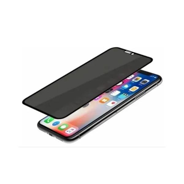 Imagem de Kit Capa Case Reforçada + Pel Vidro Privacidade 3D P/ Iphone