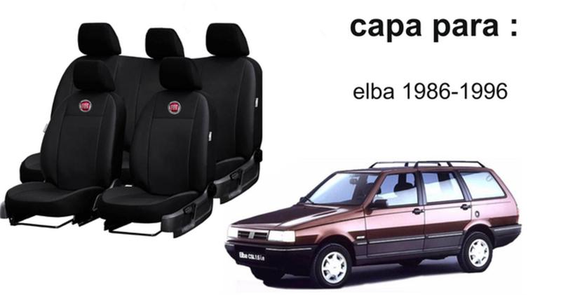 Imagem de Kit Capa de Couro para Elba 86-96 + Tapete com Design Moderno