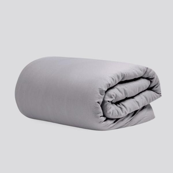 Imagem de KIT CAPA DE EDREDOM KING 400 FIOS ZÍPER - DUVET Cor: Cinza