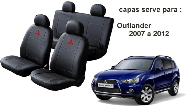 Imagem de Kit Capa Outlander 2007 a 2012 + Chaveiro + Capa de Volante: Para Seu Carro com Estilo