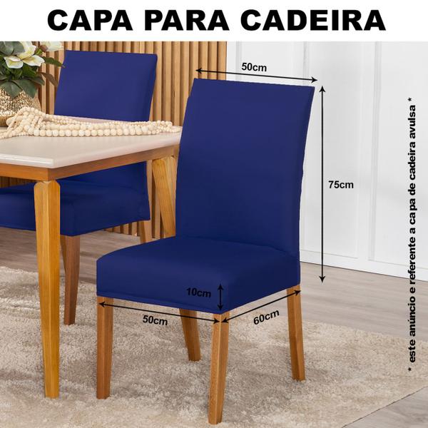 Imagem de Kit Capa Para Cadeiras 04 Unidades Malha