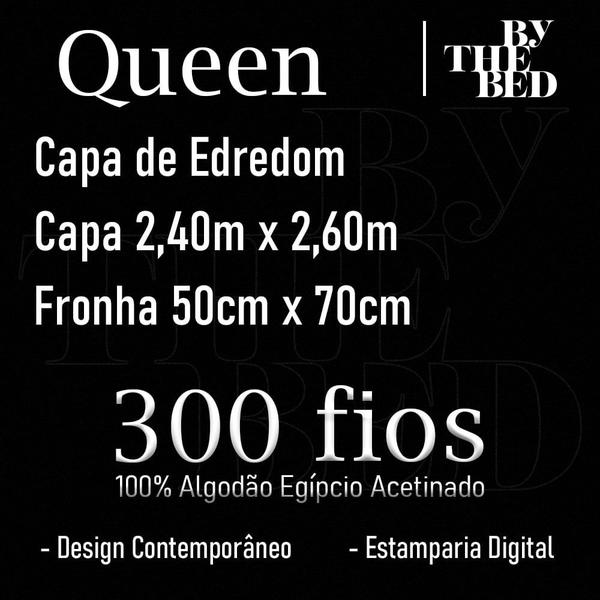 Imagem de Kit Capa para Edredom Duvet Queen Size 300 Fios com Porta Travesseiros By The Bed The Cast Bege