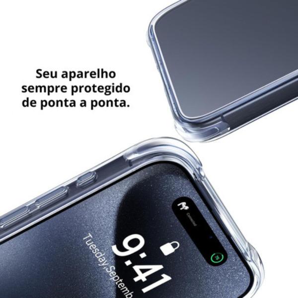 Imagem de Kit Capa Para iPhone 16 PRO + Película Privacidade