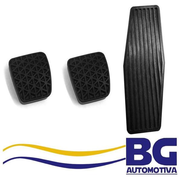 Imagem de Kit Capa Pedal Embreagem Freio E Acelerador Gm Vectra Astra