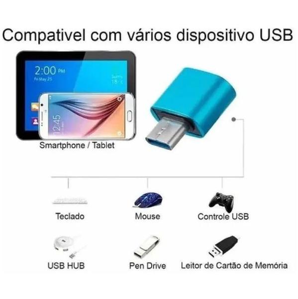 Imagem de Kit Capa Samsung M23 5G + Adaptador OTG Tipo C/USB + Película 3D Armyshield