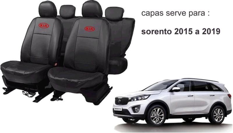 Imagem de Kit Capa Sorento 2015 a 2019 + Tapete + Capa de Volante: Qualidade e Modernidade