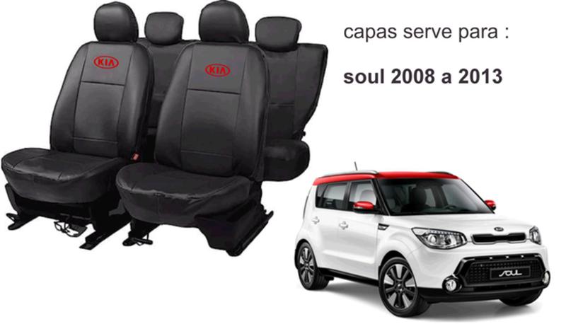 Imagem de Kit Capa Soul 2008 a 2013 + Chaveiro + Capa de Volante Estilo e Durabilidade