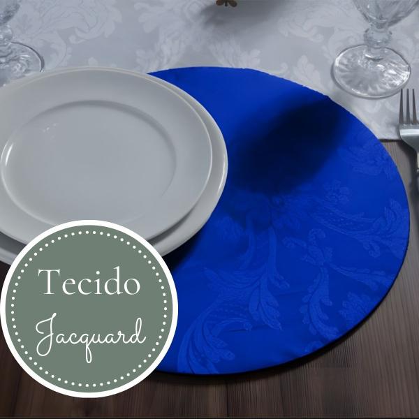 Imagem de Kit Capa Souplast Supla Jacquard Chic Mesa Posta Jogo Americano Varias Cores Modernas Decoração Cozinha