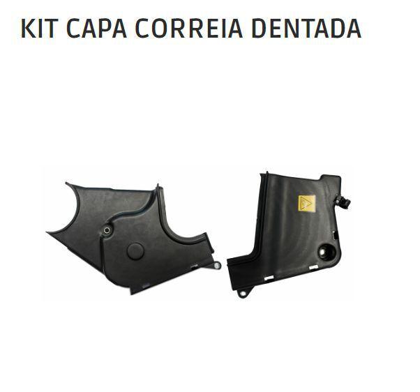 Imagem de Kit Capa Tampa Protetora Correia Dentada Fiat Uno Fire 0106031 2MPLASTIC