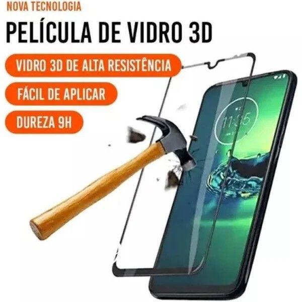 Imagem de Kit Capa Transparente + Película 3D de Vidro + Fone de Ouvido Estéreo P2 para Motorola Moto G34