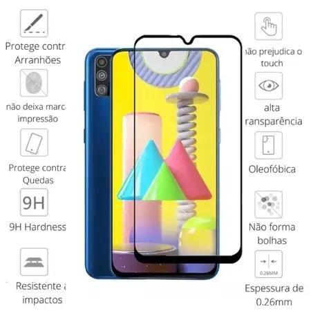 Imagem de Kit Capa Transparente + Película 3D de Vidro Para Samsung Galaxy M21S