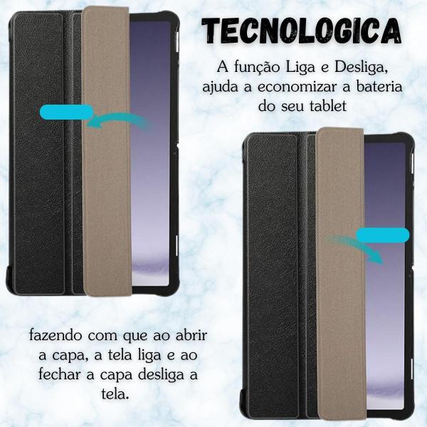 Imagem de Kit Capa + Vidro + Caneta Para Tablet Samsung A9+ 11 X210