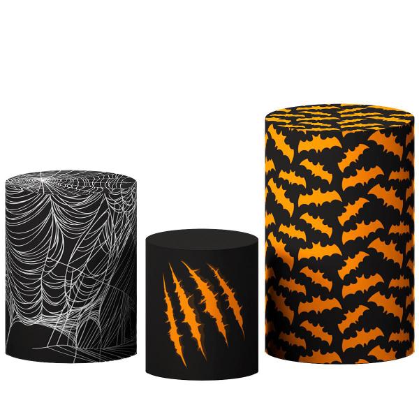 Kit Capas Cilindros Halloween Veste Fácil Tecido Sublimado - Decoraset Imagem de Kit Capas Cilindros Halloween Veste Fácil Tecido Sublimado