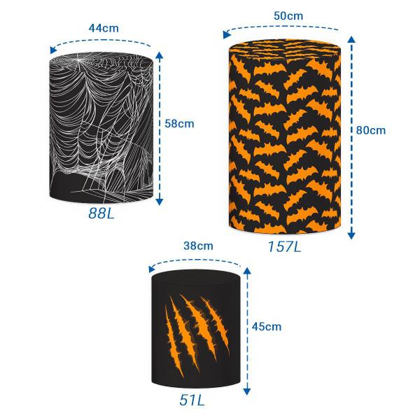 Kit Capas Cilindros Halloween Veste Fácil Tecido Sublimado - Decoraset Imagem de Kit Capas Cilindros Halloween Veste Fácil Tecido Sublimado