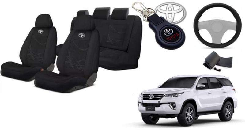 Kit Capas Sob Medida SW4 2010-22 + Volante + Chaveiro - Aero Print Imagem de Kit Capas Sob Medida SW4 2010-22 + Volante + Chaveiro