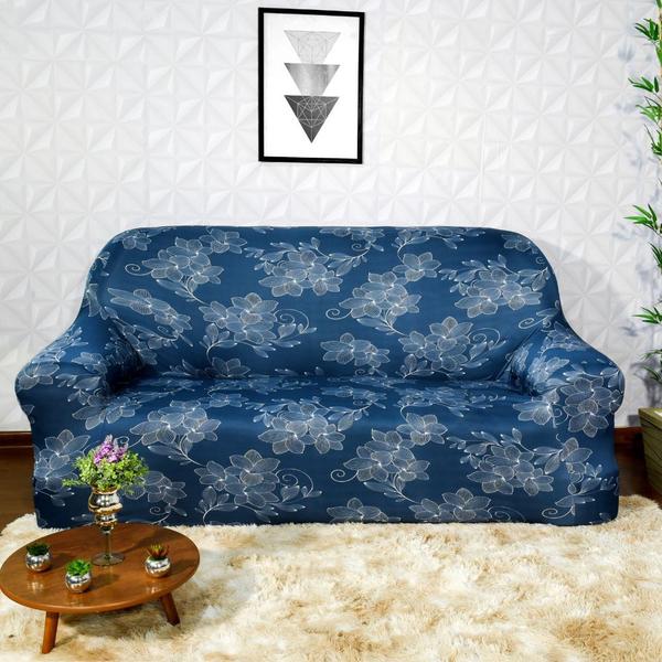 Imagem de Kit Capas Sofa 1 e 2 Lugares Malha Elastex Lily Exclusiva