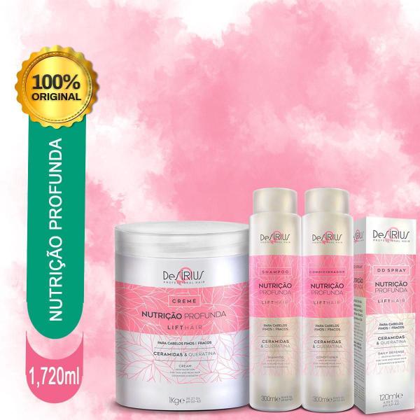 Kit Capilar Para Acelerar O Crescimento E Nutrir Os Fios - Desirius Imagem de Kit Capilar Para Acelerar O Crescimento E Nutrir Os Fios