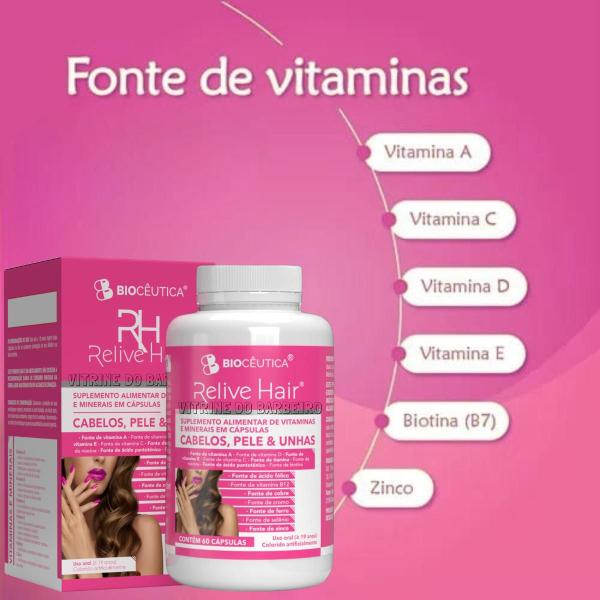 Imagem de Kit Capilar Tônico + Suplemento 60 Cápsulas Fonte Vitaminas!