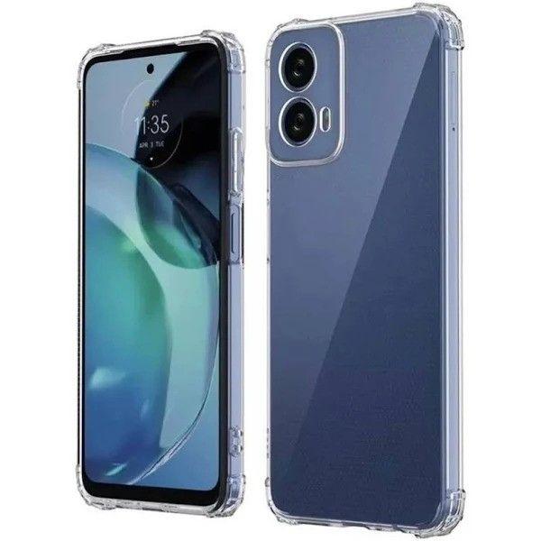 Imagem de Kit Capinha Transparente Anti Impacto + Película 3D de Vidro Privacidade para Moto G34 5G Anti Espião