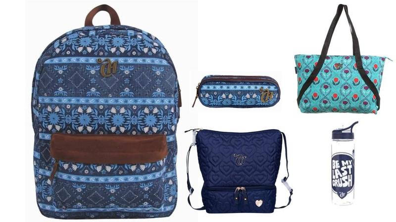 Imagem de Kit Capricho Etnic Mochila + Lancheira + Estojo + Garrafa